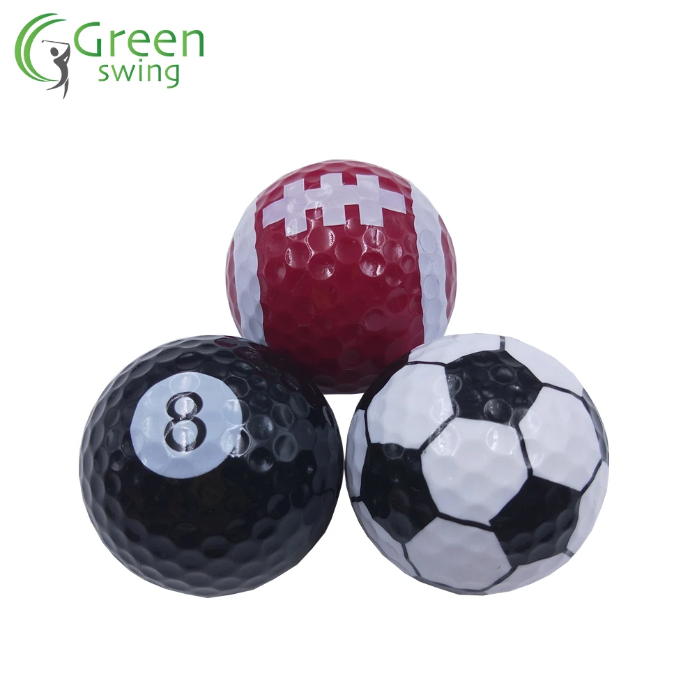 
Sports Soccer Pattern Set Golf Ball 