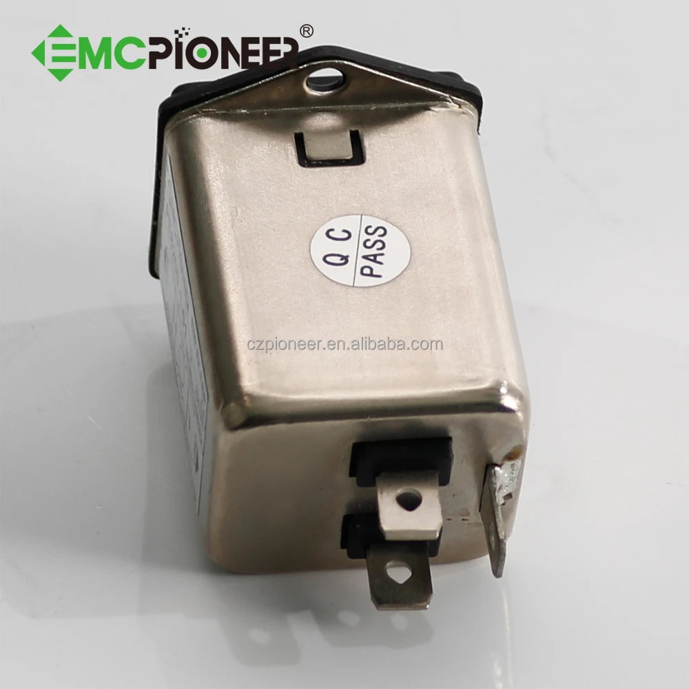 Medical appliance AC socket EMI power entry module filter 6A 10A 220V