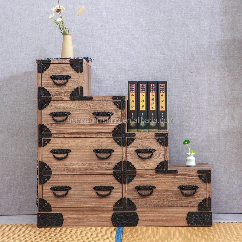 Entracne paulownia wooden and modern chests of drawers