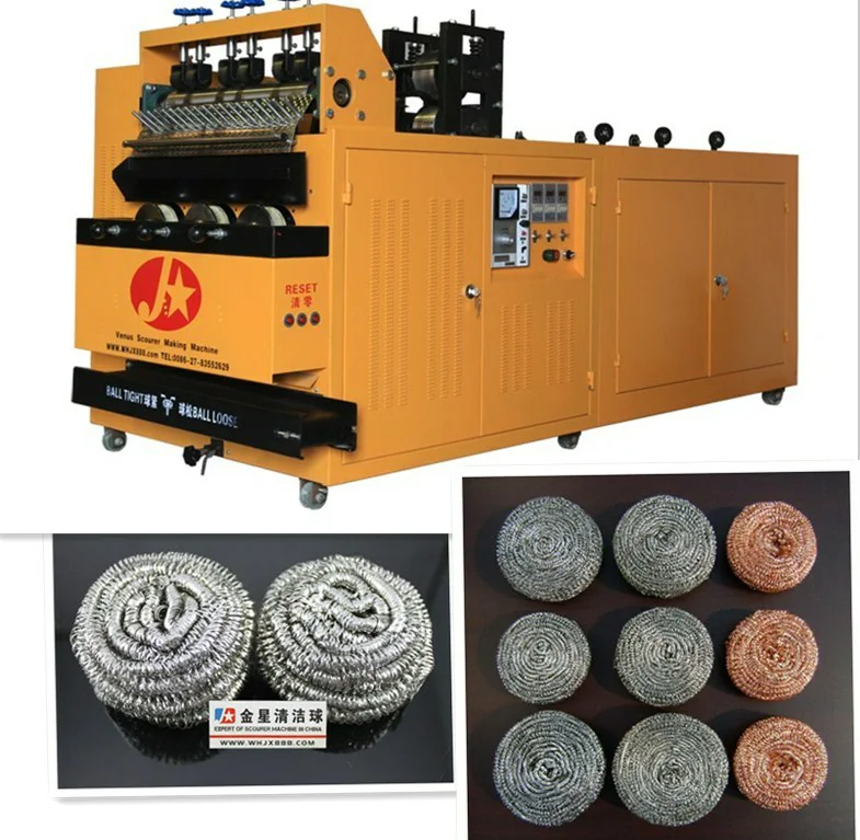 
JX-A6 Good quality Scrubber Manufacturing Scourer Making Machine With Best Price For Household Items 
