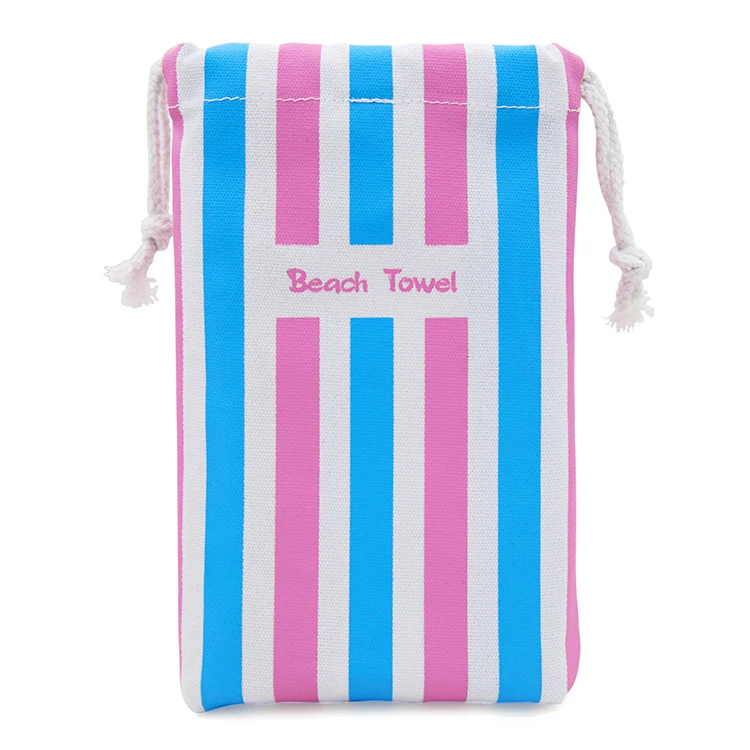 wholesale Custom printed microfiber beach towel sand free beach towel with bag