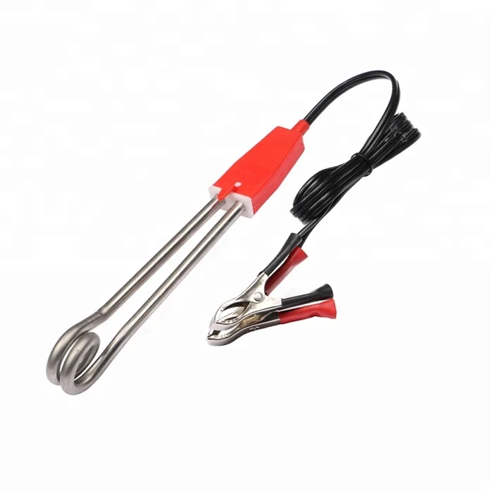 Самый дешевый Горячая Распродажа 120 Вт погружной нагреватель 12 В dc водонагреватель с питанием от батареи