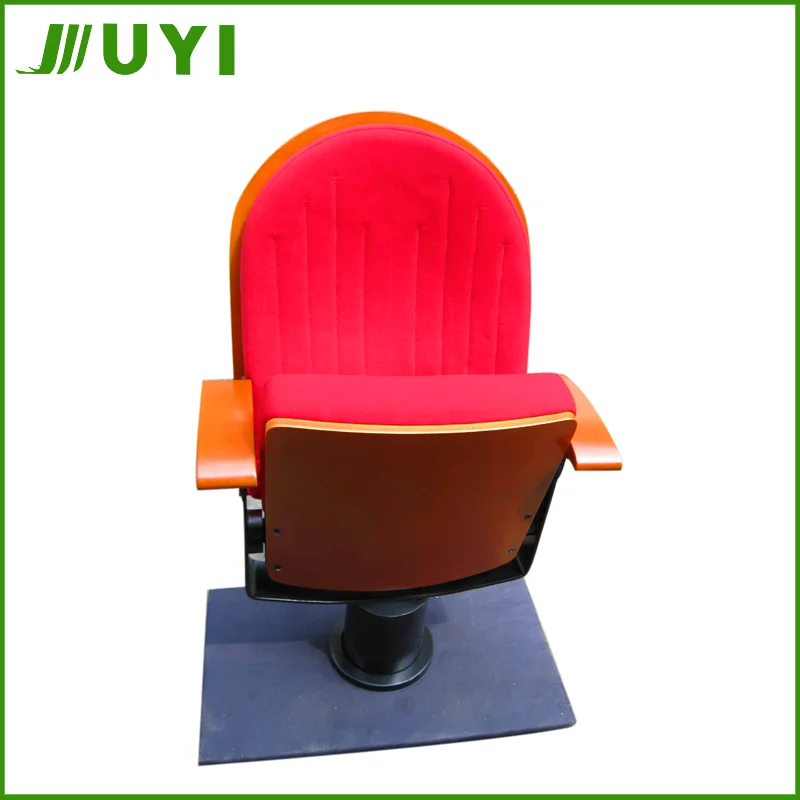 JY-919 Movable 3D Model Interlocking Fabric High Cinema Church Chair For Sale Function Hall Chairs Movie Theater Seat