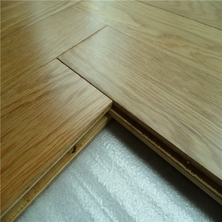 Foshan Factory Natural Oak Hardwood Timber Flooring