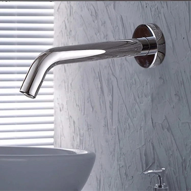 Wall mounted basin induction faucet