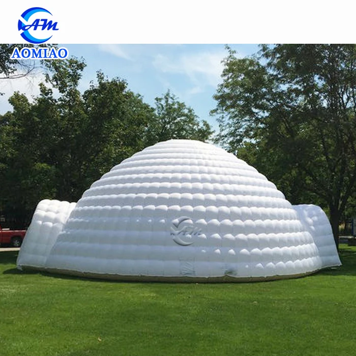 Большой надувной воздушный шар Igloo прозрачная палатка для активного