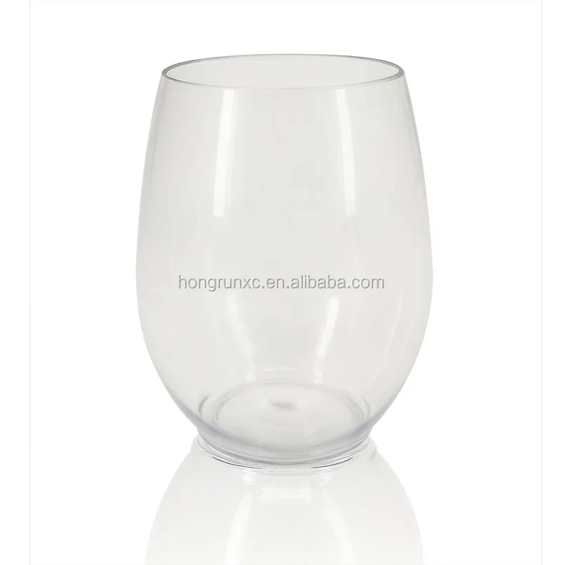 12oz drinking cups recycled Plastic PET wine glasses