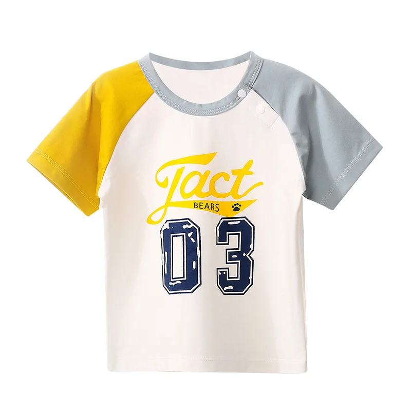 WCF1815 Baby short sleeve T-shirt Summer 2018 New Boys and Girls Cartoon Clothes