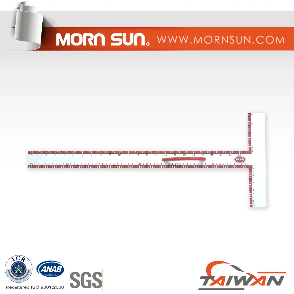 Taiwan Stable supply hot selling School Supplies Plastic Teaching Aids Education Square Ruler for Teachers