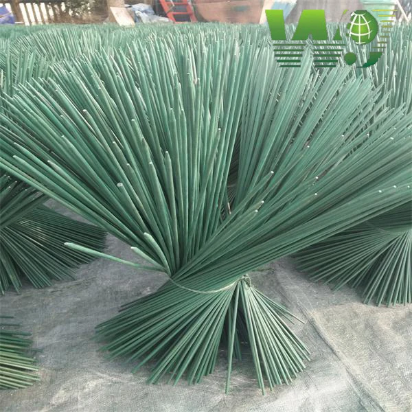 plastic natural green beautiful bamboo sticks