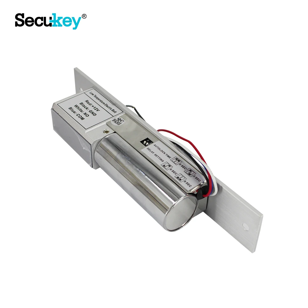 Electronic door lock stainless steel 800KG with signal and delay time for access control