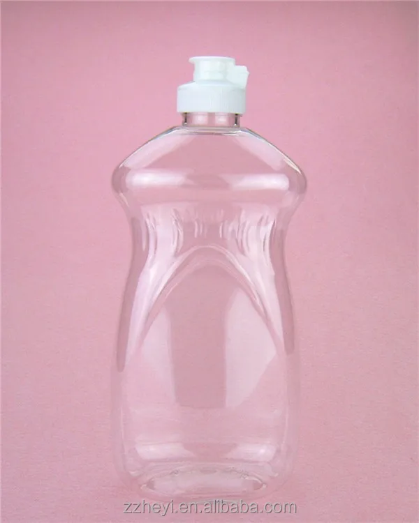 
18oz cheap clear 500ml plastic liquid detergent bottle empty for sale 