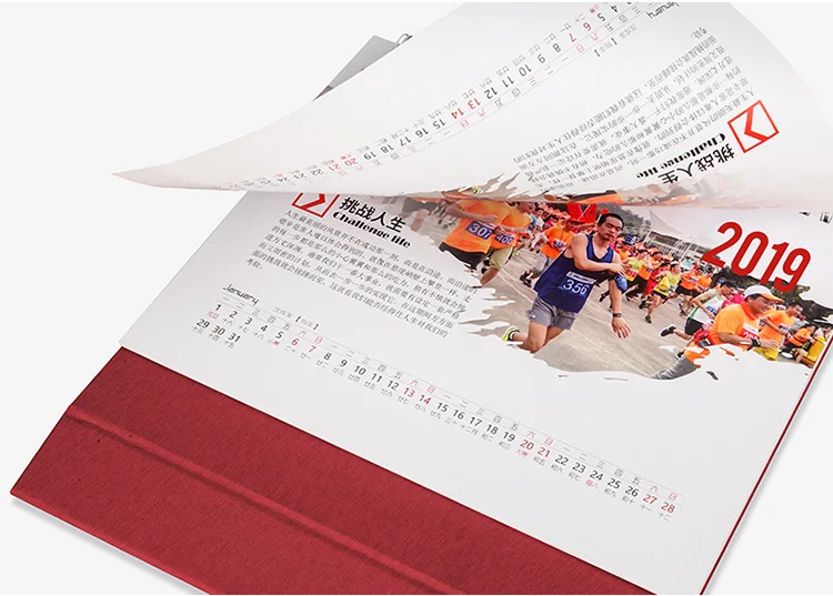 hot sales custom printing paper desktop table calendar