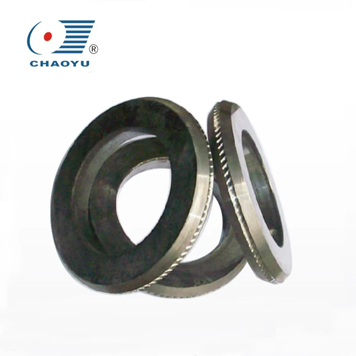 YG15 Grade 125*85*20mm tungsten carbide roller for wire drawing and ribbing rolling mill