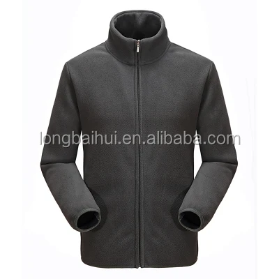 Мужская Флисовая Куртка с высоким воротником для отдыха и спорта