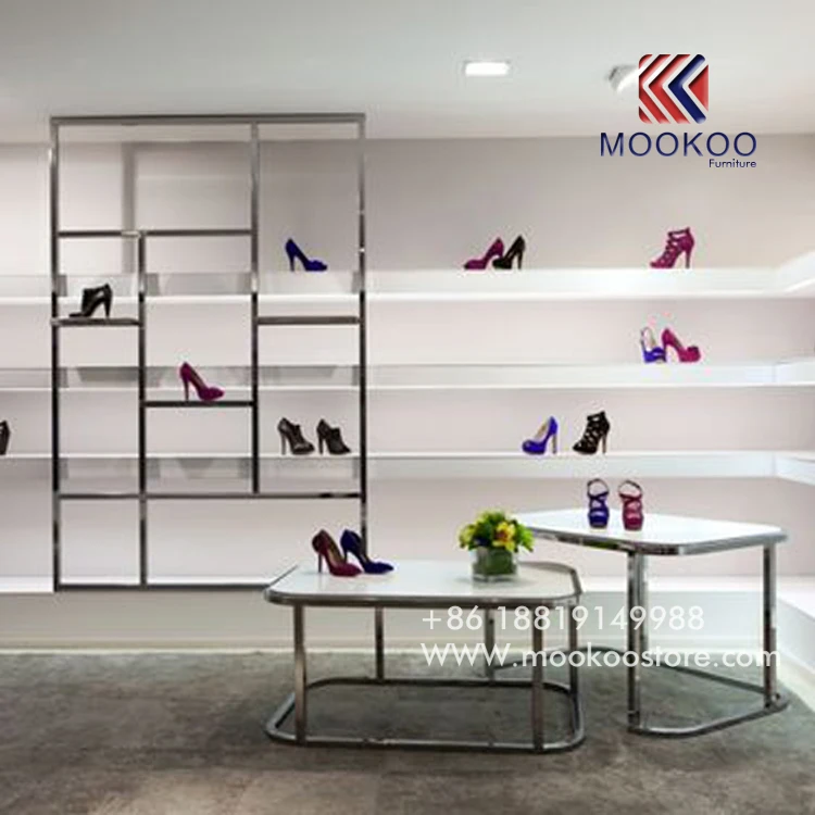 High End Golden Shopping Mall Bags Store Interior Design