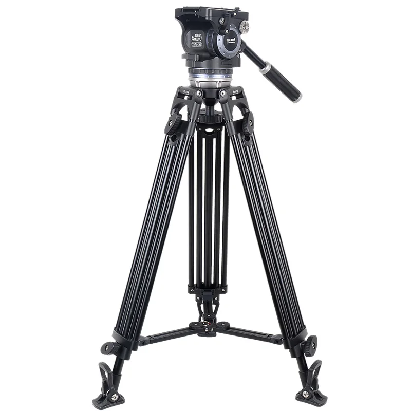 XILETU XMV-30 Professional Aluminum panoramic fluid damping head heavy duty dslr camera video tripod