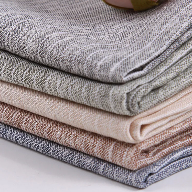 90% linen 10% viscose blended fabric