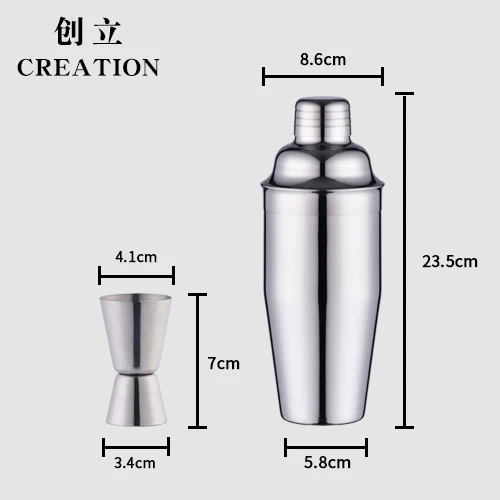  Factory Direct stainless steel bar tools cocktail shaker waiters corkscrew wine accessories