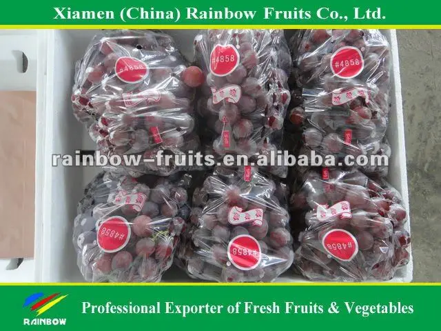
Chinese fresh delicious red table globe grape wine grapes 