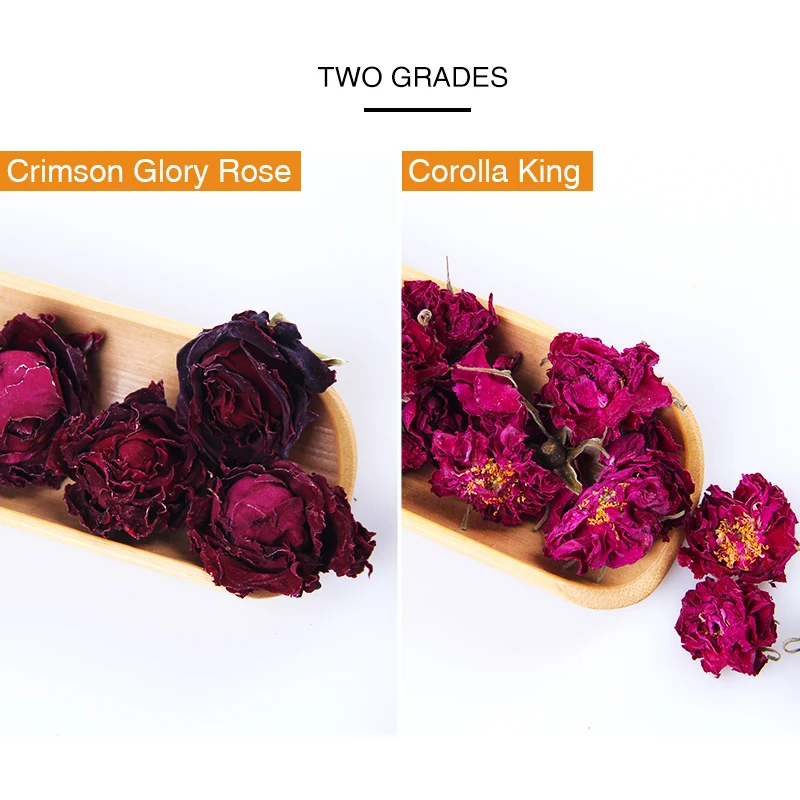 Top Quality Herbal Tea Dried Roses Flowers Tea Rose Buds Tea Corolla King