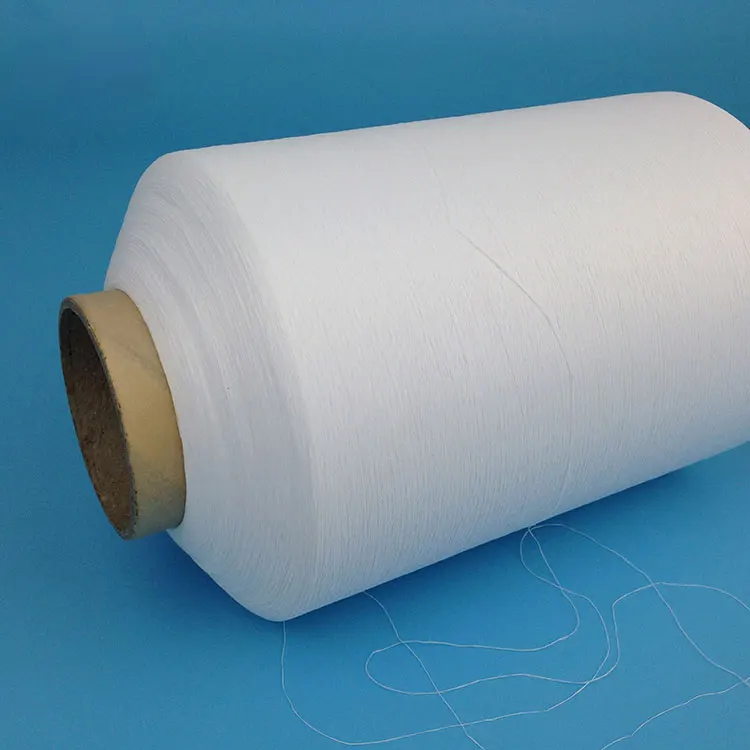 
100% Polyester Semi Dull Dyed Color Twist yarn for knitting fabric, label, seamless knitting 