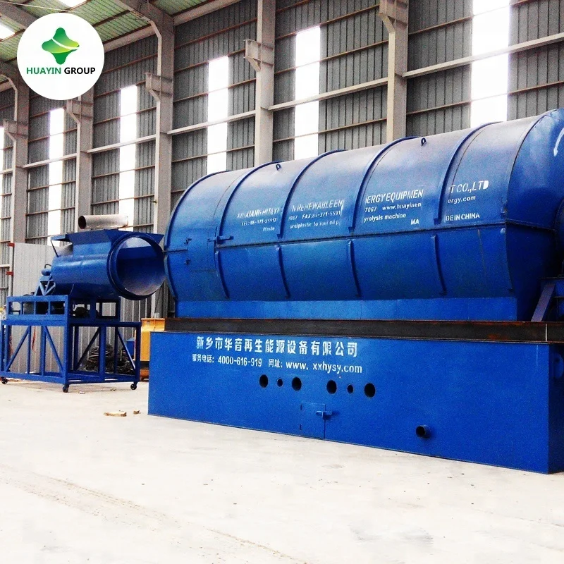 Small cheap container size pyrolysis plastic machine (60778884126)