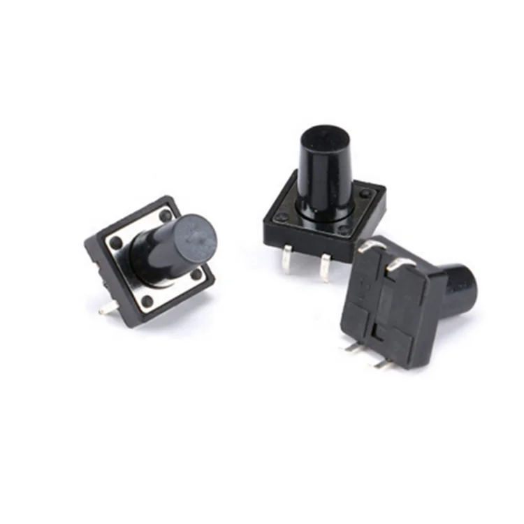 THT momentary remote control 4pin through hole long travel micro SMD DIP Surface mount 4 pin lead free Tact tactile switch 12*12
