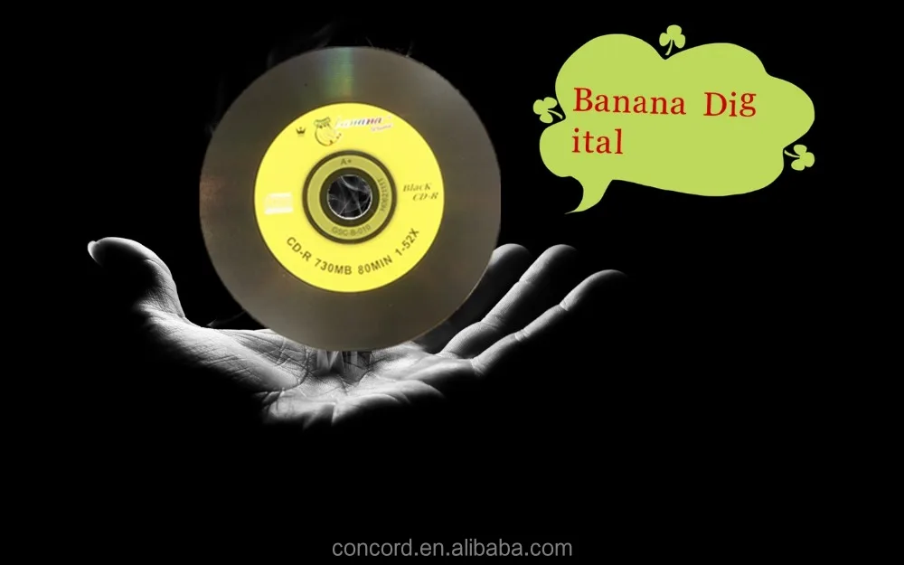 Black rubber blank disk GuangZhou factory high quality CD