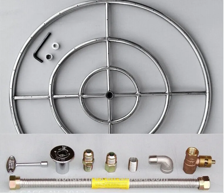 Stainless Steel Fire Ring Burner Fire Pit