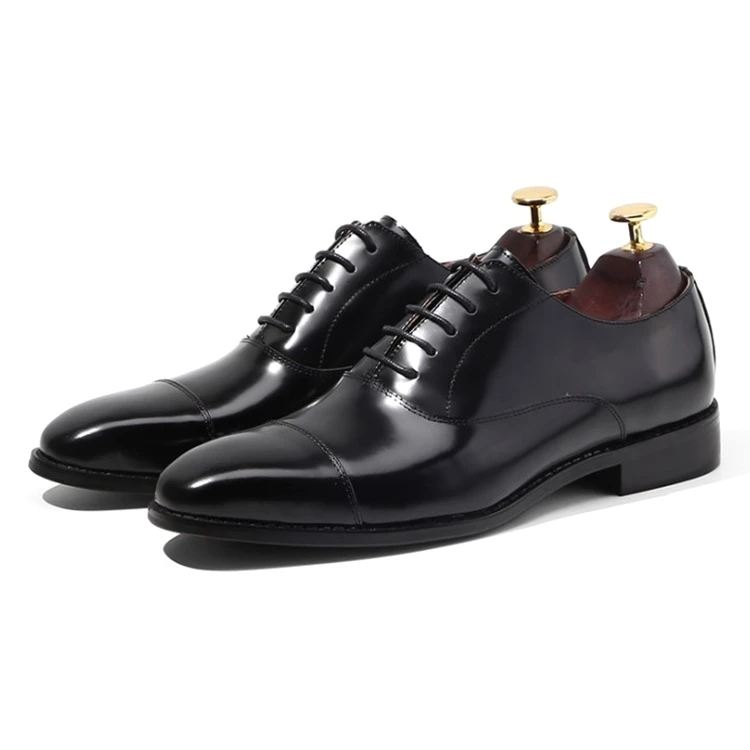 Cheap Price Lace-Up Handmade Leather Pointed Shoes Man Dress Shoe for Men