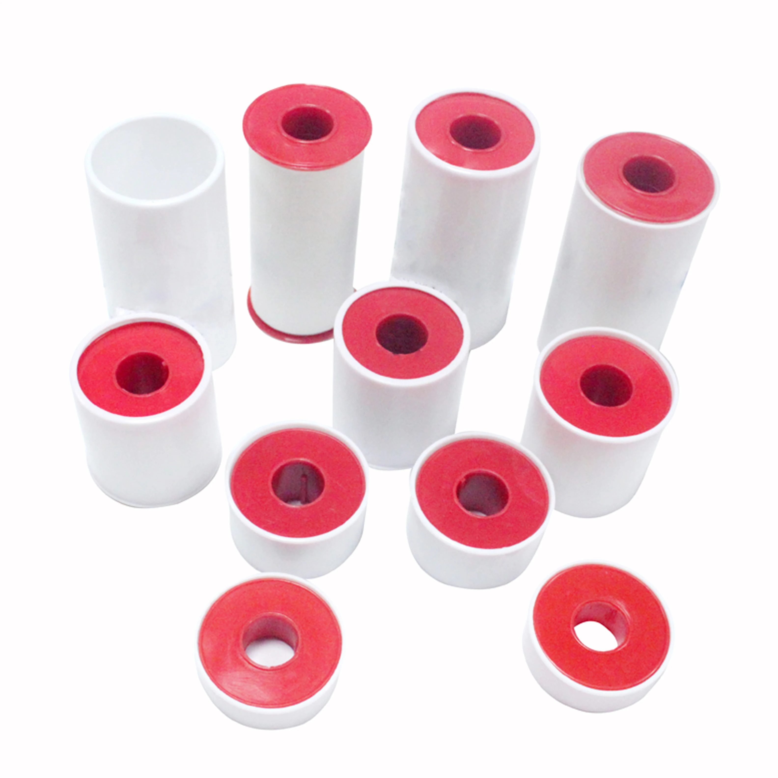 Plastic Spool plastic cover zinc oxide medical Adhesive Plaster  2.5cmX5m Surgical micropore Tape