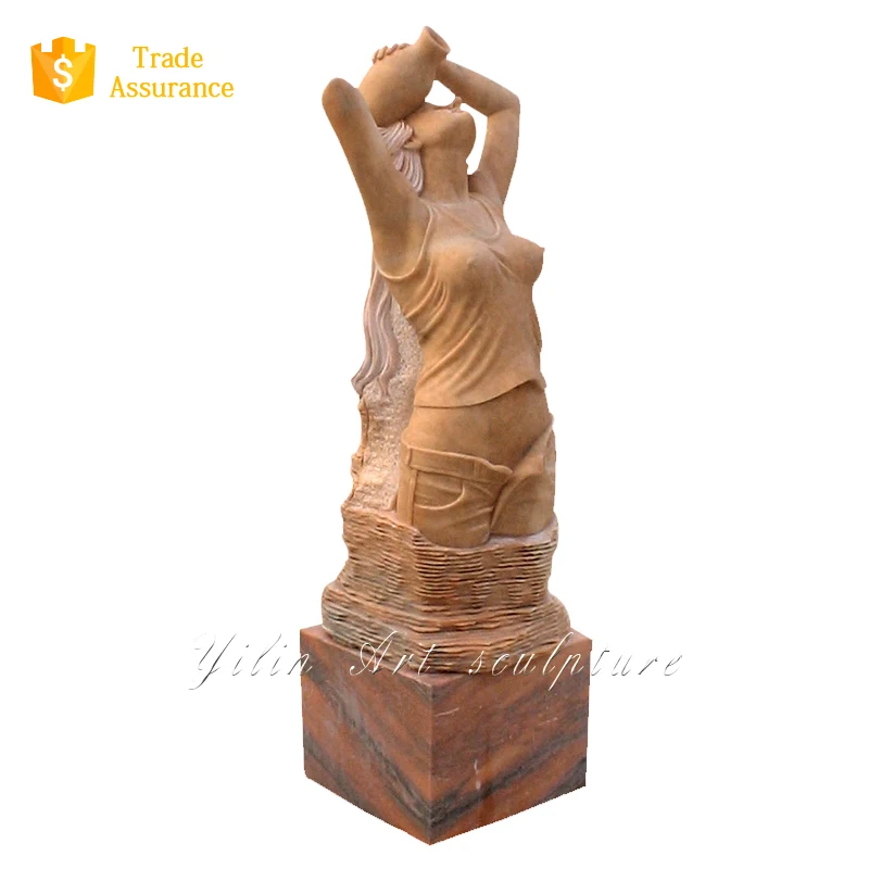 Antique Roman Nude Dancing Woman Life Size Garden Statue YL-R385