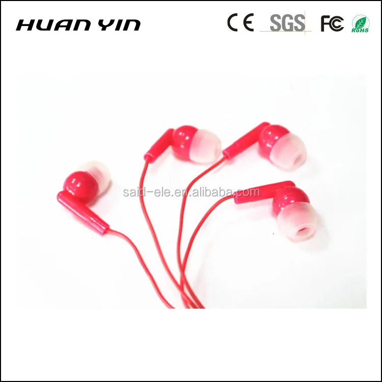 wholesale disposable earbuds low cost soul mate earphones travel earbuds