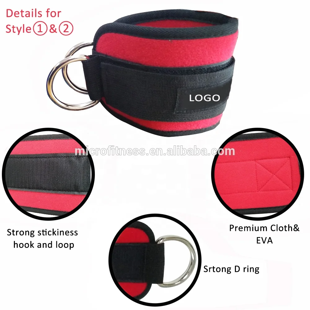Custom logo fitness ankle support adjustable elastic sport ankle straps