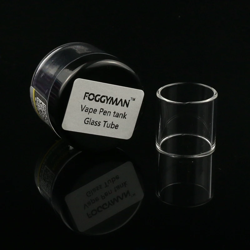 Foggyman High quality straight and bulb replacement glass tube for vape pen 22 plus tank