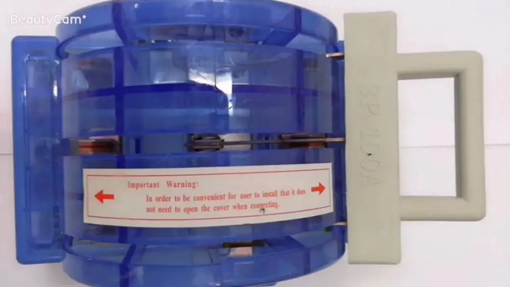 China Manufacturer BLUE Or WHITE TRANSPARENT WAVE 2P32A- 4p225A 380v  Double Pole Knife Switch Change Over knife switch