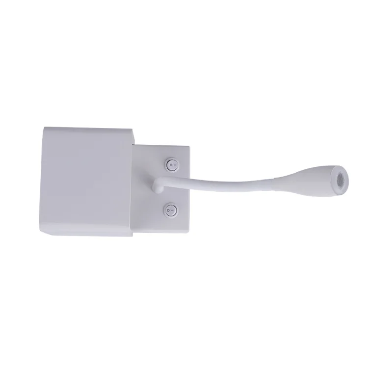 IP20 Indoor Epistar SMD Bedroom Decor Flexible Gooseneck Led Wall Lamp