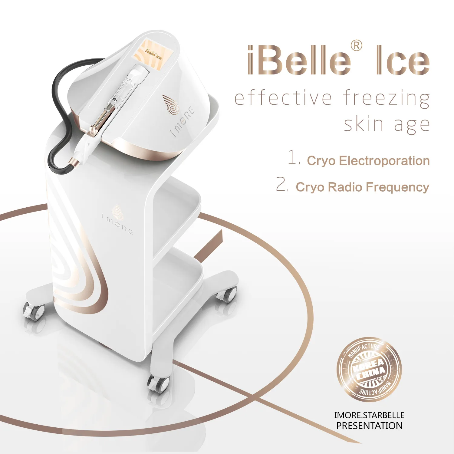 Starbelle EMS Cryo Electroporation Beauty Device For Salon Use