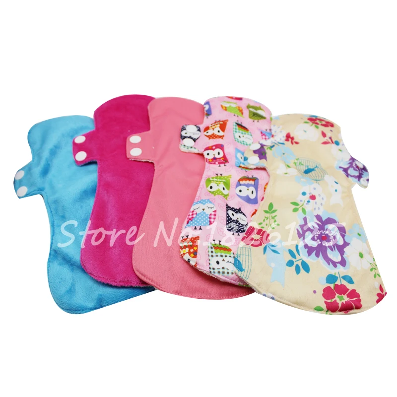 
Wholesale Free Bamboo Maternity Sanitary Pads Reusable Lady Menstrual Pads Washable 