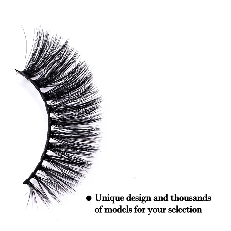 
Wholesale Lashes Best Silk Faux Mink Strip Private Label Custom Eyelashes 