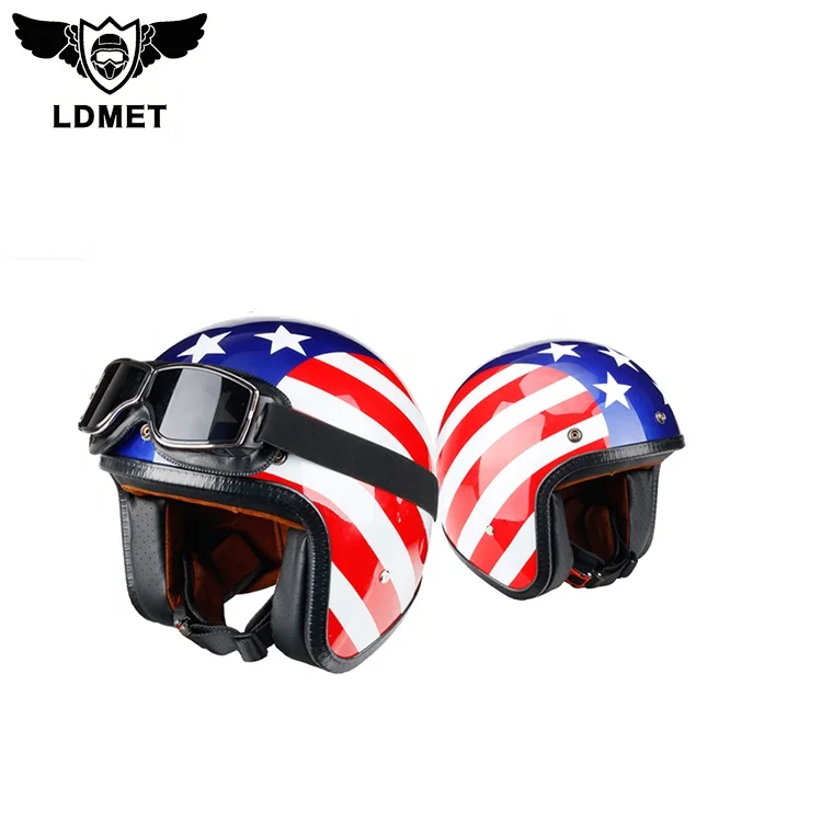 Chinese products wholesale high performance motorcycle vintage open face helmet