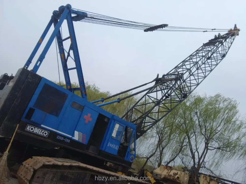 Used Kobelco crawler crane 150ton 5170, used Japan origin Kobelco crawler crane 150 ton, old/half new