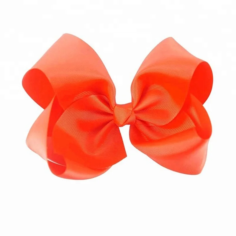 Hair Accessories Wholesale Big Baby Kids 6 Inch Hair Bows With Clips