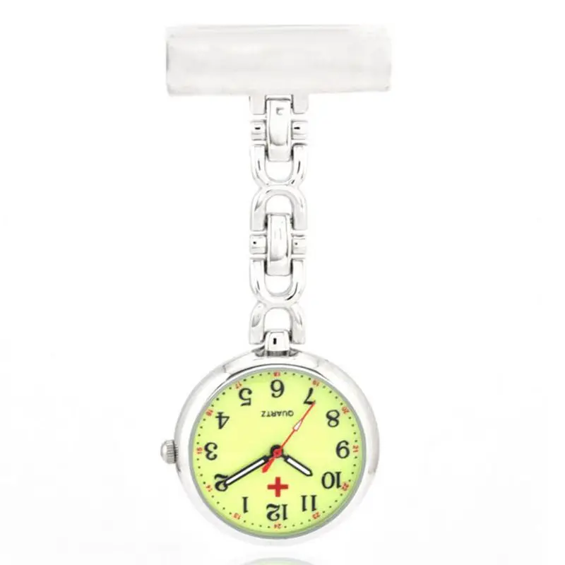 Высокое качество сплава цепочка для женщин часы для медсестер, брошь в виде модные светящиеся старшего врача профессиональное медицинское доктор для мужчин Брелок кварцевые часы