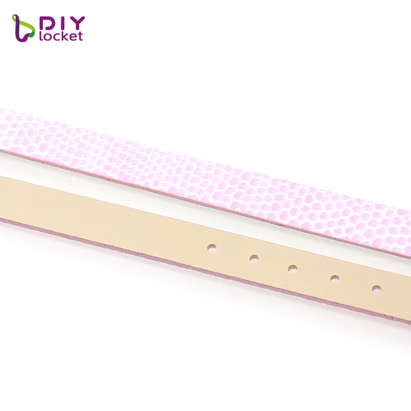 Wholesale 8mm Double Snake PU Leather Bracelet DIY Personalized Wristband Fit Slide Letter Charm ,Accept Custom Bracelet