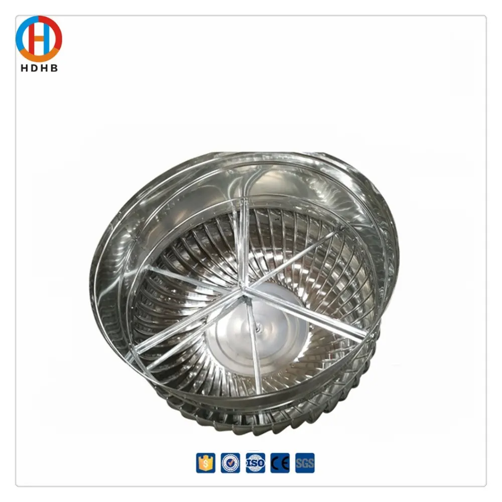 Roof Type Installed 16Inch SS304 Whirlybird Turbine Ventilator