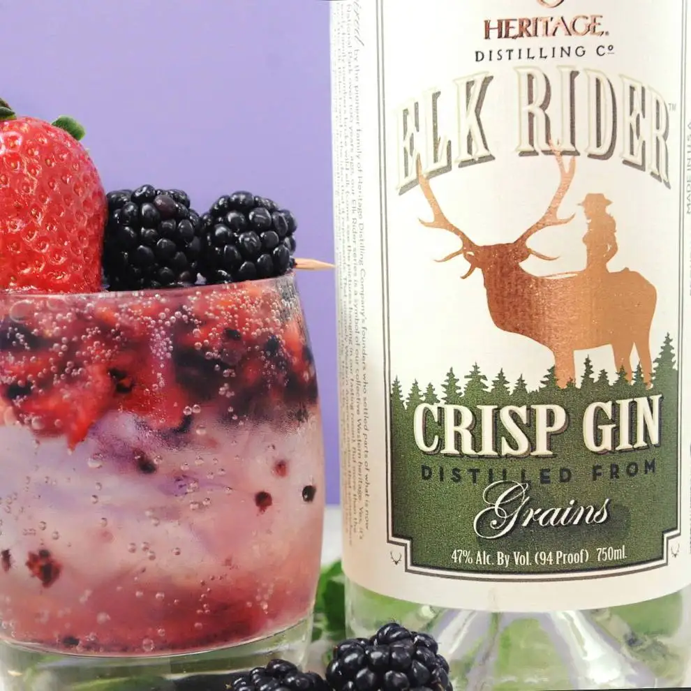 
Heritage Elk Rider Crisp 50ml gin liquor 