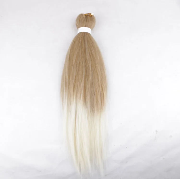 Pre-stretched Professional EZ Braiding Hair Perm Yaki Jumbo Braids Soft Synthetic Hair Hot Water Easy Braid