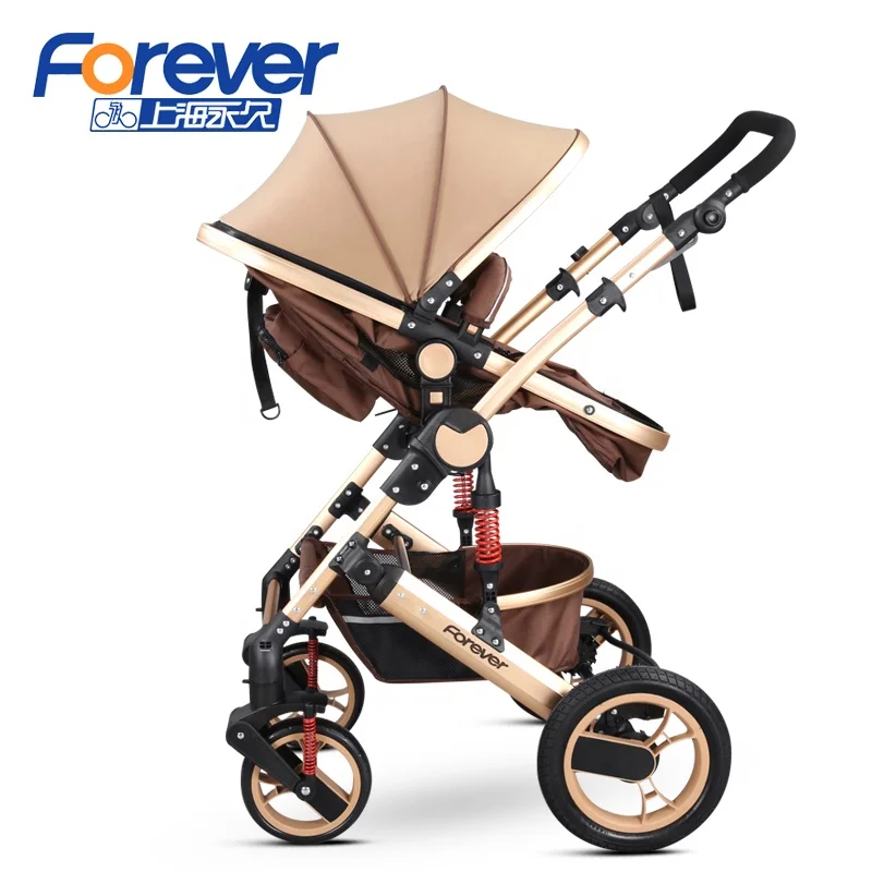 FOREVER Aluminum Alloy Lightweight High Landscape Travel Foldable Baby Pram the Luxury Stroller Infant Carriage